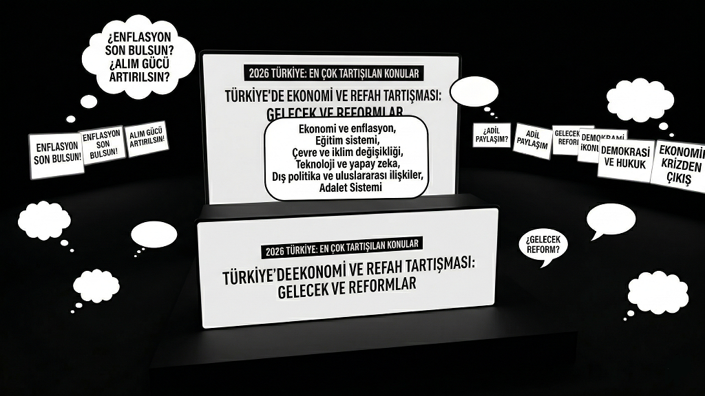 Sizce 2026'da Türkiye'de en çok tartışılacak konu ne olacak?