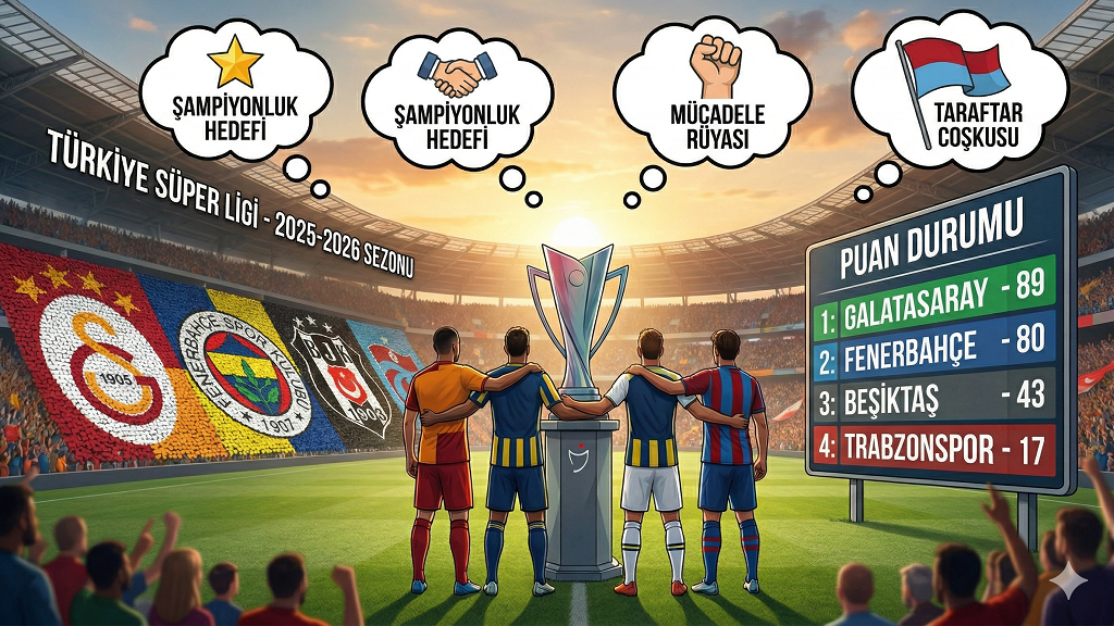 2025 - 2026 Süper Lig şampiyonu kim olur ?