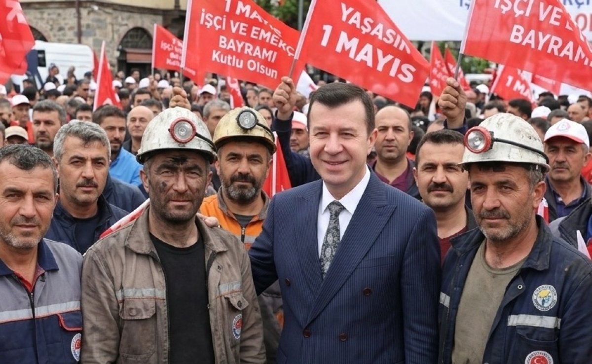 1 MAYIS’TA “MADEN İŞÇİSİNİN EMEĞİ ÖDENMİYOR, ADALET YOK SAYILIYOR”